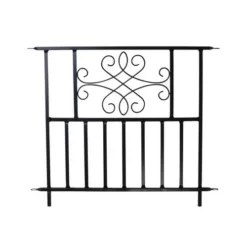 Enchanted Garden Deluxe Scroll Fence Panel 30" X 36"