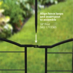 Enchanted Garden Modern Farmhouse Fence Panel 30" X 36" -Home N Garden Joy Sales 1711441 03