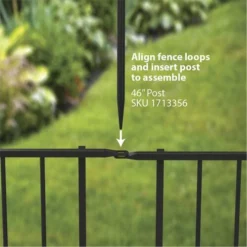 Enchanted Garden Euro Sectional Fence Panel 36" X 48" -Home N Garden Joy Sales 1713232 4