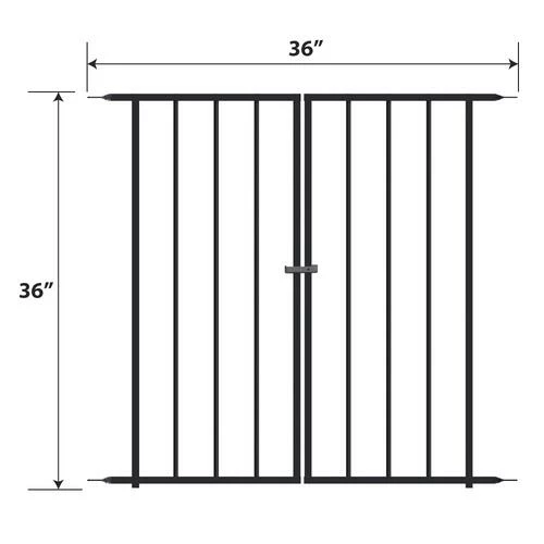 Enchanted Garden Euro Collection Gate 36" X 36" 3 Enchanted Garden Euro Collection Gate 36" X 36" - Image 2