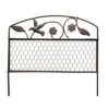 Enchanted Garden™ 1'4"H X 1'6"W Bird & Leaf Steel Garden Border Fence -Home N Garden Joy Sales 1713240 83671MN Master 1800px