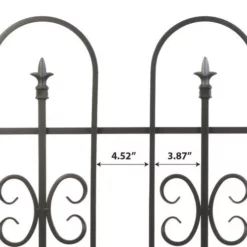 Enchanted Garden™ 3'2" X 4' Broadway Border Fence -Home N Garden Joy Sales 1713345 02