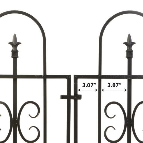 Enchanted Garden™ 3' X 3' Broadway Border Fence Gate 5 Enchanted Garden™ 3' X 3' Broadway Border Fence Gate - Image 3