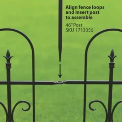 Enchanted Garden™ 3' X 3' Broadway Border Fence Gate 12 Enchanted Garden™ 3' X 3' Broadway Border Fence Gate -Home N Garden Joy Sales 1713346 3