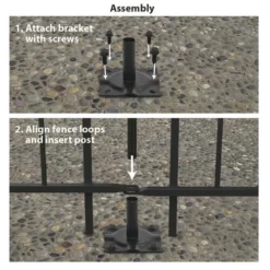 Enchanted Garden™ Fence Surface Mount Bracket -Home N Garden Joy Sales 1713368 2