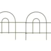 Enchanted Garden™ 1'6"H X 8'W Folding Steel Green Garden Border Fence 2 Enchanted Garden™ 1'6"H X 8'W Folding Steel Green Garden Border Fence -Home N Garden Joy Sales 1713373 Green Border Fence InHouse 2200px