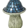 Enchanted Garden™ 8.2" Blue Cement Mushroom Statue -Home N Garden Joy Sales 21WH 31485B