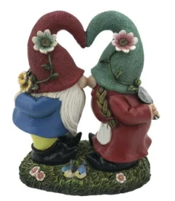 Enchanted Garden™ 8.35" Resin Gnomes In Love Statue