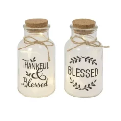 Enchanted Garden™ 5.8" Lighted Glass Bottle - Assorted Styles