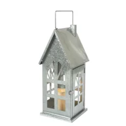 Enchanted Garden™ 12.5" Metal Flameless Candle LED Lantern