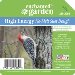 Enchanted Garden™ High Energy No-Melt Bird Suet Dough - 11 Oz -Home N Garden Joy Sales 266 2098Label View