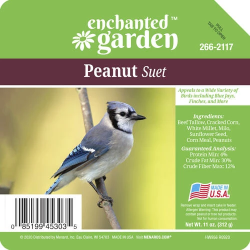 Enchanted Garden™ Peanut Bird Suet Cake - 11 Oz 5 Enchanted Garden™ Peanut Bird Suet Cake - 11 Oz - Image 3