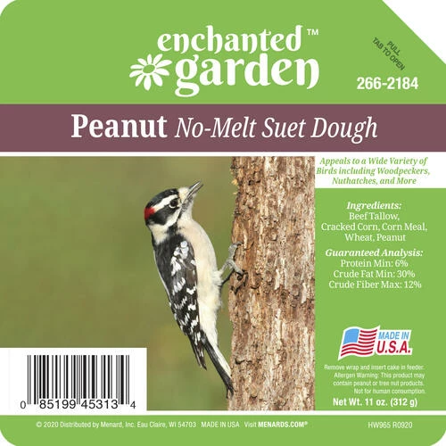 Enchanted Garden™ Peanut No-Melt Bird Suet Dough - 11 Oz 5 Enchanted Garden™ Peanut No-Melt Bird Suet Dough - 11 Oz - Image 3