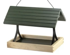 Enchanted Garden® Green Fly-Through Bird Feeder