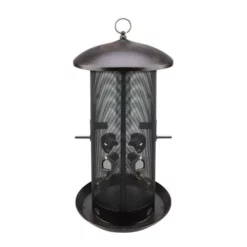 Enchanted Garden® Dark Brown Jumbo Combo Bird Feeder