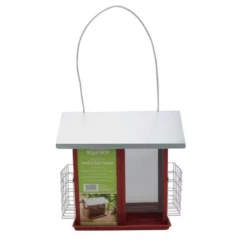 Enchanted Garden® Red Barn Seed And Suet Bird Feeder -Home N Garden Joy Sales 266 4353 packaging