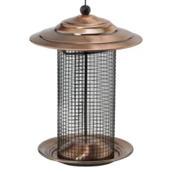 Enchanted Garden® Copper Roof Sunflower Seed Bird Feeder