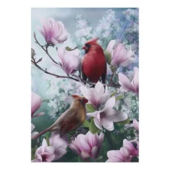 Enchanted Garden™ 12.5" X 18" Garden Flag - Assorted Styles -Home N Garden Joy Sales 2723272 CardinalFamily GARDEN flag