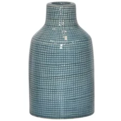 Enchanted Garden™ 8.3" Blue Ceramic Vase