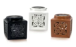 Enchanted Garden™ 4" Ceramic Solar Light Lantern - Assorted Styles