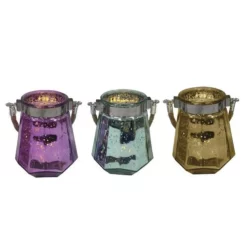 Enchanted Garden™ 5" Glass Flameless Candle Lantern - Assorted Styles