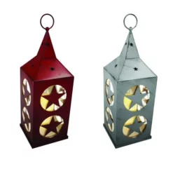 Enchanted Garden™ 17" Metal Cut Out Flameless Candle LED Lantern - Assorted Colors 15 Enchanted Garden™ 17" Metal Cut Out Flameless Candle LED Lantern - Assorted Colors -Home N Garden Joy Sales 277 5111 A2