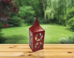 Enchanted Garden™ 17" Metal Cut Out Flameless Candle LED Lantern - Assorted Colors 13 Enchanted Garden™ 17" Metal Cut Out Flameless Candle LED Lantern - Assorted Colors -Home N Garden Joy Sales 277 5111 Lifestyle 1