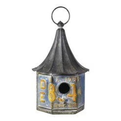 Enchanted Garden® 15" Rustic Blue Bird House