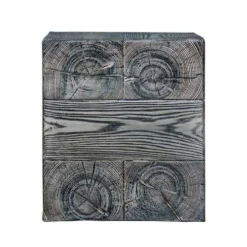 Enchanted Garden™ 17" Knotty Wood Garden Stool -Home N Garden Joy Sales 277 5188 P ALT