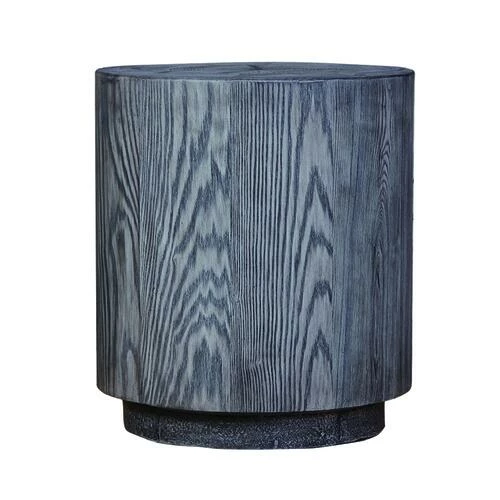 Enchanted Garden™ 17" Round Dark Wood Garden Stool 3 Enchanted Garden™ 17" Round Dark Wood Garden Stool