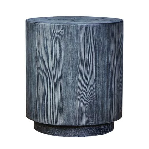 Enchanted Garden™ 17" Round Dark Wood Garden Stool 7 Enchanted Garden™ 17" Round Dark Wood Garden Stool - Image 5