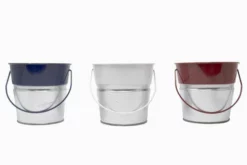 Enchanted Garden™ 7 Oz. Metal Bucket Patriotic Citronella Candle - 3 Pack