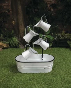 Enchanted Garden™ 33" Metal Pitcher Outdoor Water Fountain -Home N Garden Joy Sales 277 5231 P SC CMYK