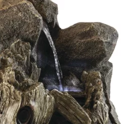 Enchanted Garden™ 52" Tiered Tree Trunk Outdoor Water Fountain 14 Enchanted Garden™ 52" Tiered Tree Trunk Outdoor Water Fountain -Home N Garden Joy Sales 277 5241 P ALT1