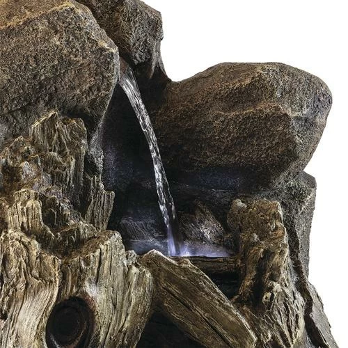 Enchanted Garden™ 52" Tiered Tree Trunk Outdoor Water Fountain 8 Enchanted Garden™ 52" Tiered Tree Trunk Outdoor Water Fountain - Image 6