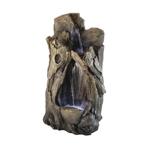 Enchanted Garden™ 52" Tiered Tree Trunk Outdoor Water Fountain 7 Enchanted Garden™ 52" Tiered Tree Trunk Outdoor Water Fountain - Image 5