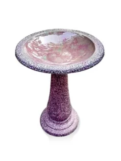 Enchanted Garden™ 17.7" Resin Bird Bath - Assorted Colors
