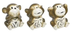 Enchanted Garden™ 7.8" Ceramic Monkey LED Lantern - Assorted Styles