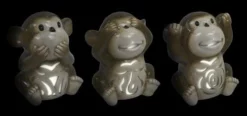 Enchanted Garden™ 7.8" Ceramic Monkey LED Lantern - Assorted Styles -Home N Garden Joy Sales 277 5594 2