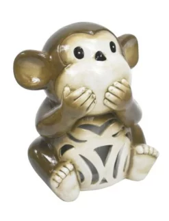 Enchanted Garden™ 7.8" Ceramic Monkey LED Lantern - Assorted Styles -Home N Garden Joy Sales 277 5594 3