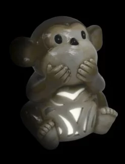 Enchanted Garden™ 7.8" Ceramic Monkey LED Lantern - Assorted Styles -Home N Garden Joy Sales 277 5594 4