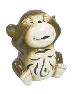 Enchanted Garden™ 7.8" Ceramic Monkey LED Lantern - Assorted Styles -Home N Garden Joy Sales 277 5594 5