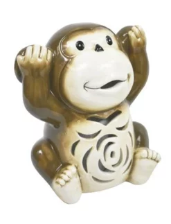 Enchanted Garden™ 7.8" Ceramic Monkey LED Lantern - Assorted Styles -Home N Garden Joy Sales 277 5594 7