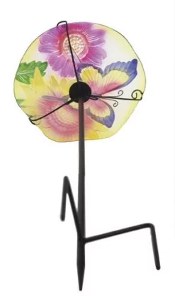 Enchanted Garden™ 11" Glass Butterfly Bird Bath -Home N Garden Joy Sales 277 5672 04 3400px