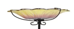Enchanted Garden™ 11" Glass Sunflower Bird Bath -Home N Garden Joy Sales 277 5674 06 1000px