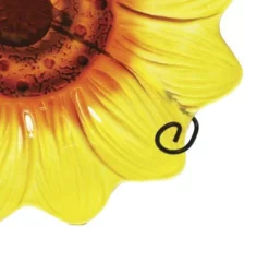 Enchanted Garden™ 11" Glass Sunflower Bird Bath -Home N Garden Joy Sales 277 5674 07 2000px