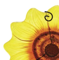 Enchanted Garden™ 11" Glass Sunflower Bird Bath -Home N Garden Joy Sales 277 5674 08 2000px