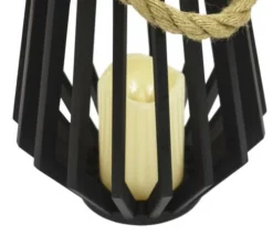 Enchanted Garden™ 13.5" Black Wooden LED Lantern 18 Enchanted Garden™ 13.5" Black Wooden LED Lantern -Home N Garden Joy Sales 277 5817 06