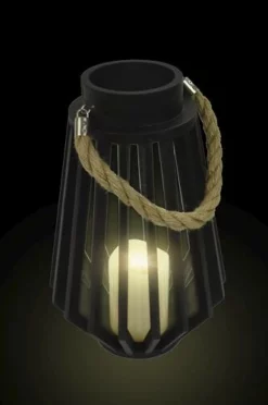 Enchanted Garden™ 13.5" Black Wooden LED Lantern 23 Enchanted Garden™ 13.5" Black Wooden LED Lantern -Home N Garden Joy Sales 277 5817 lit