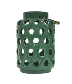 Enchanted Garden™ 9.75" Ceramic Solar Lantern -Home N Garden Joy Sales 277 5831 02